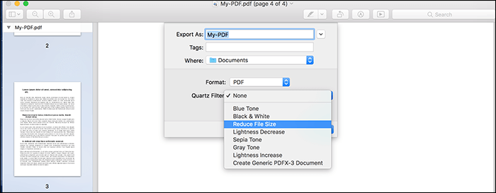 Macの「プレビュー」でPDFのコントラストを調整する