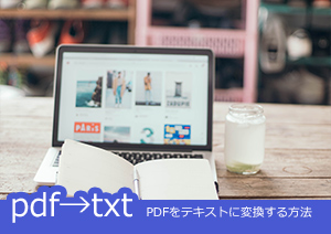 【pdf→txt】PDFをテキストに変換する