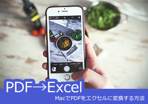 MacでPDFをエクセルに変換するには？