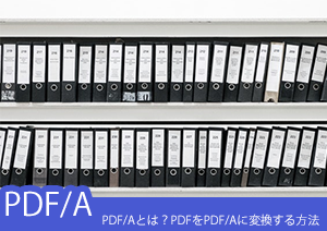 PDF・PDF/Aとは？PDFをPDF/Aに変換する