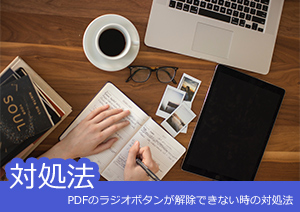 PDFのラジオボタンが解除できない時の対処法を開設する！