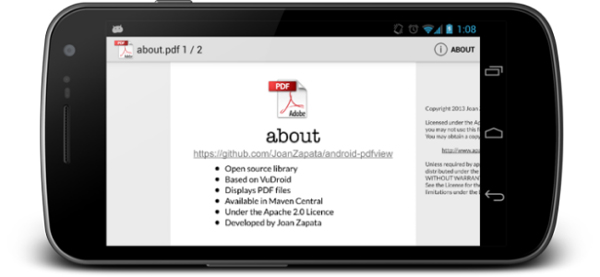 Android版の「Adobe Acrobat Reader」アプリ