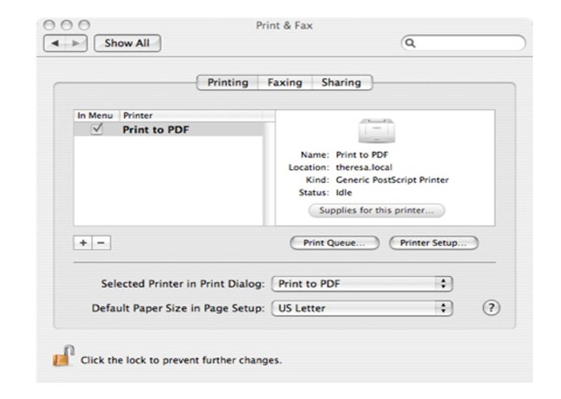 Mac PDF 印刷