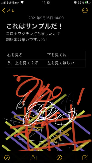 iPadで手書き入力