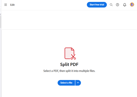 PDF複数に分割する方法