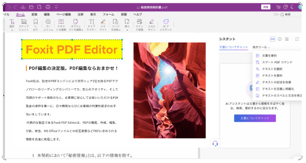 ビジネス用途にも強いPDF編集ソフトFoxit