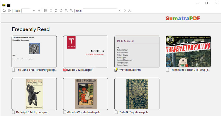 PオススメのPDFリーダーSumatra PDF
