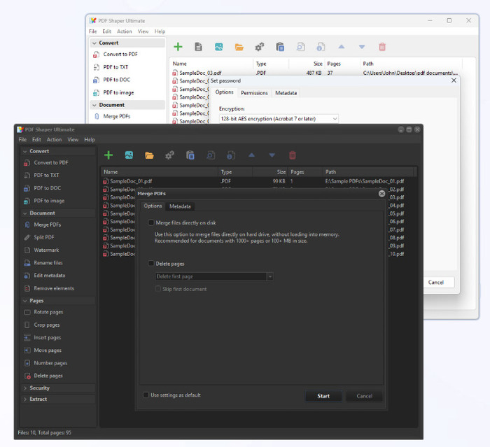 PDFをjpegに変換するフリーソフトPDF Shaper Free
