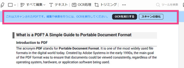 スキャンしたPDFを翻訳