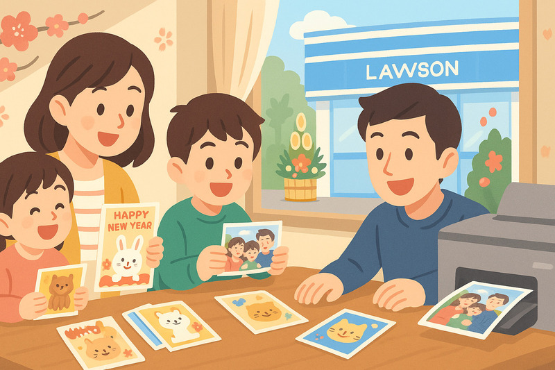 ローソンで年賀状を印刷