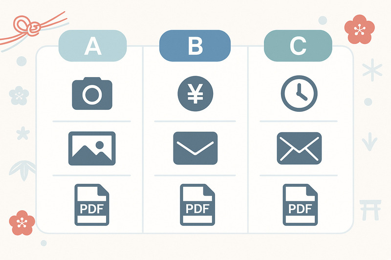 コンビニで年賀状印刷の比較