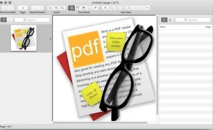 無料のPDFマーカーを引くツールSkim
