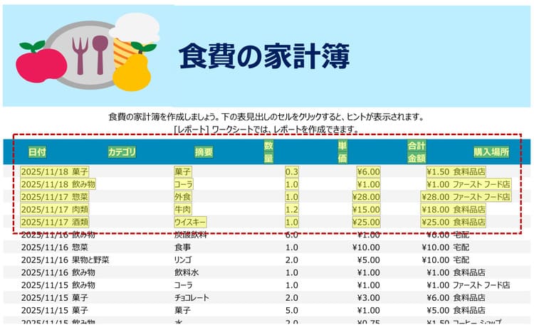 コピペでPDFのをエクセルにする