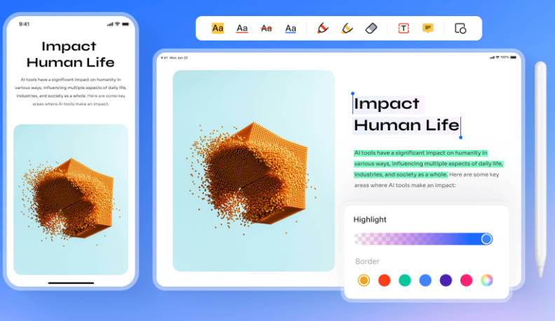 スマホでPDFを閲覧するアプリpdfelementモバイル