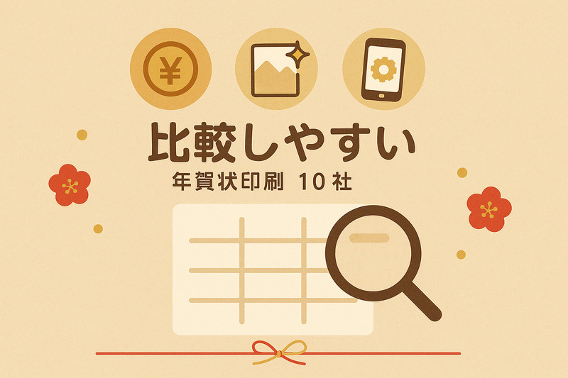 年賀状印刷サービス10社比較表