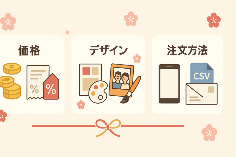 年賀状印刷サービスの選び方