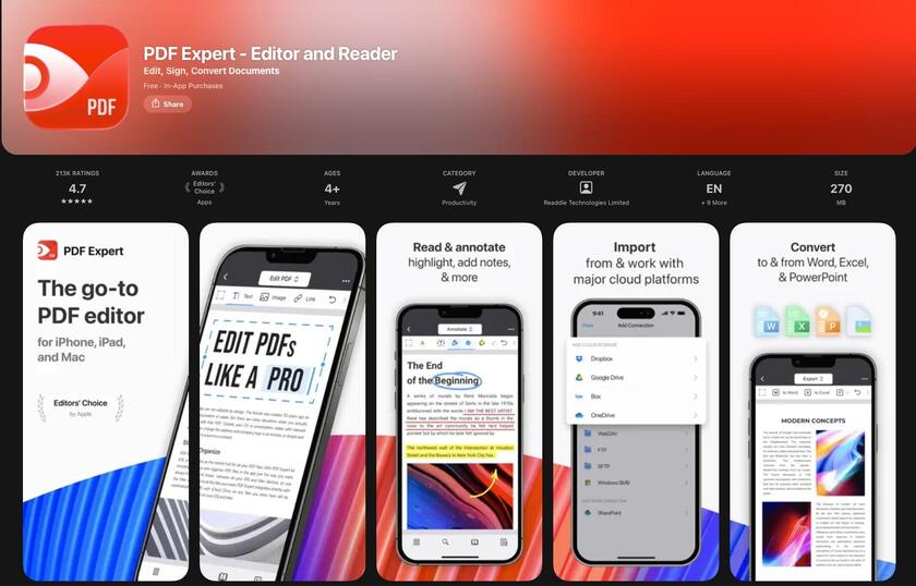 おすすめのPDFアプリPDF Expert