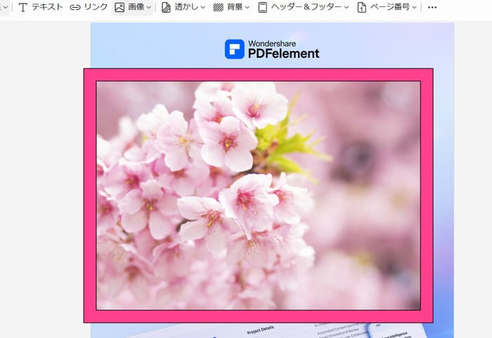 PDFに画像を挿入する