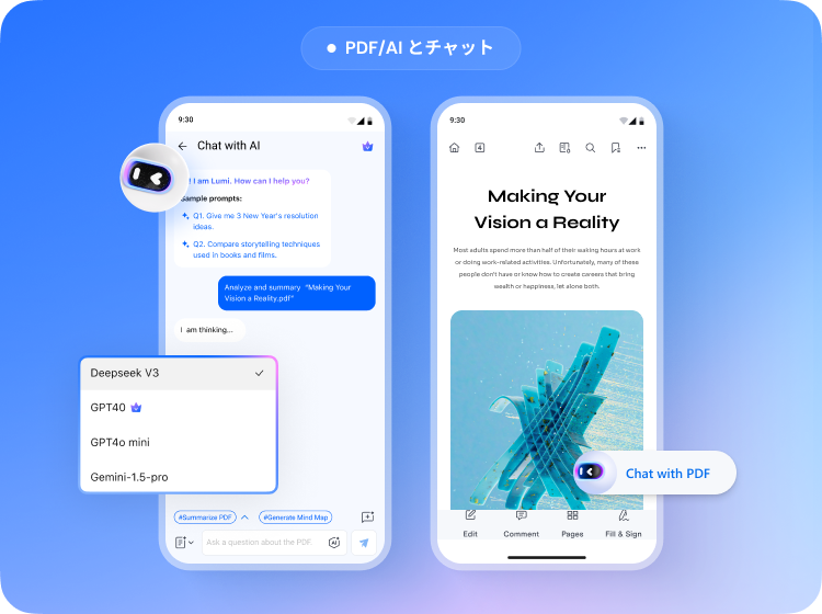 ai chat with pdf on android phone