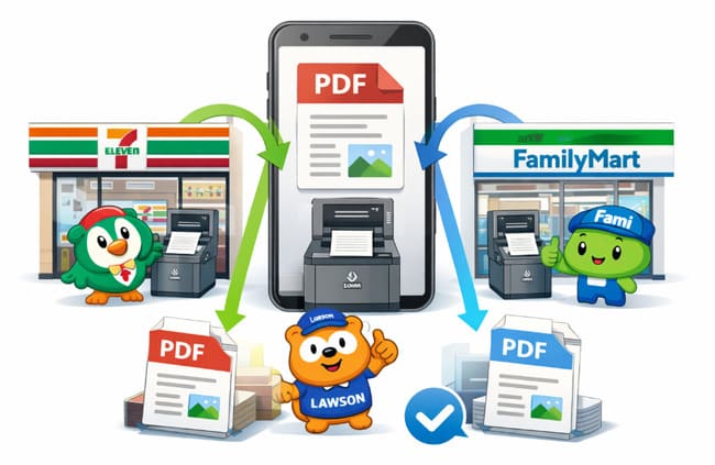 コンビニでPDFを印刷する