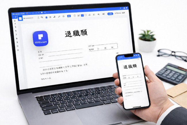 退職願と退職届を作成する