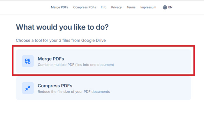 googleドライブでPDFを結合する
