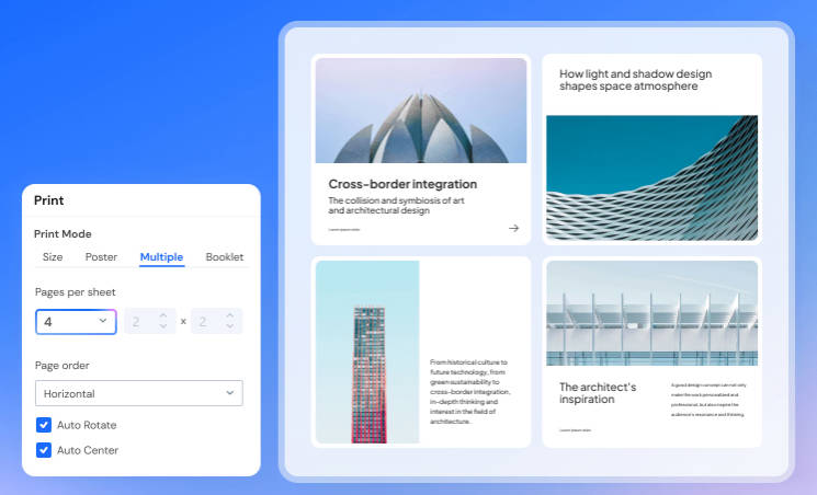 pdfページをまとめて印刷