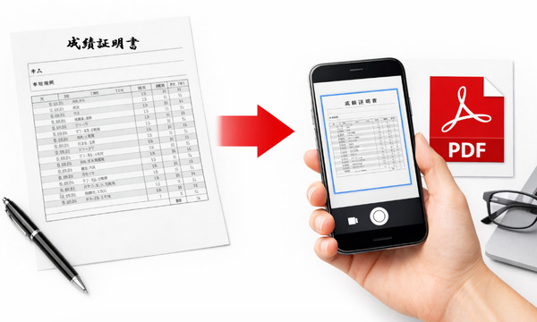 成績証明書のPDF化