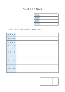 個人用要望書テンプレート