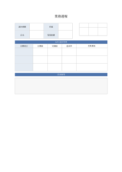 業務週報（KPI進捗管理型）