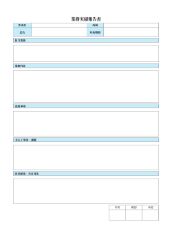 業務実績報告書